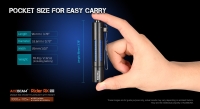 Фонарь EDC Acebeam Rider RX 2.0 AL (1хCree XP-L2 6500K, 1xAA/14500, 1000lm, 105m)