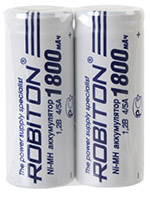 4/5A 1800mAh Ni-Mh 1,2V Robiton 1800MH4/5A-2 (цена за 1 шт)