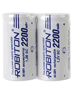 SC Robiton Ni-Mh 2200MHSC-2 2200mAh 1.2v (цена за 1 шт)