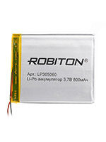 Robiton LP305060 3.7В 800мАч с защитной платой PK1