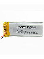 Robiton LP502365  3.7В 720мАч PK1