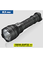 Skilhunt S3 PRO CW (USB, 18650, XHP35 HD, 1600lm, 404m)