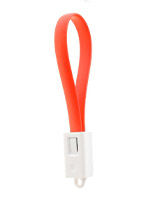 Soshine Apple Lightning - USB Кабель-брелок (21 см) orange