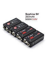 Soshine Ni-MH 9.6V 260 mAh (реально 180 mAh)