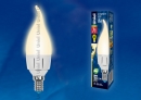 UnielLED-CW37 7W-WW-E14-FR 3000K свеча