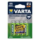 VARTA RECHARGE ACCU POWER AA 2600 mAh (4 шт) VARTA RECHARGE ACCU POWER AA 2600 mAh (4 шт)