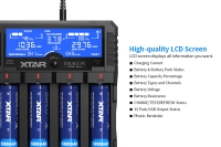 Зарядное устройство Xtar VP4L Plus DRAGON (для 1-4  Li-Ion/Ni-Mh/Ni-Cd от 32 до 75 мм, Li-ion сборки 11,1В / 3S, 0,5/2А)