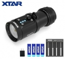 XTAR D08 Warlus SET (4х18650,1xXHP50+1xXP-E,2000lm,40m,↓100m)