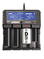Зарядное устройство Xtar VP4 Plus DRAGON (для 1-4  Li-Ion/Ni-Mh/Ni-Cd от 32 до 72 мм, 0,25/2А)