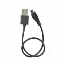Кабель ROBITON P11 USB A - MicroUSB, 0.3м чёрный