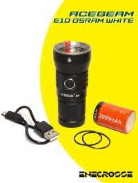 Фонарь EDC Acebeam E10 (1хOSRAM white, 1x26350, 760 лм, 562 м)