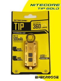 Nitecore TIP gold (XP-G2, 360lm, 74m)