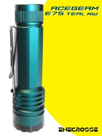 Acebeam E75 5000K Teal (УЦЕНКА, 4хNichia 519A-V1 High CRI90, 1x21700, 3000lm, 210m)