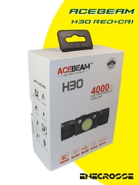 Фонарь Acebeam H30 Red+CRI 6500K (ЗУ, 3x LED, 1x21700, 4000 лм, 208 м)
