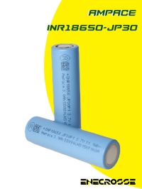 Аккумулятор Li-Ion 36/56A Ampace INR18650-JP30 (18,2x65,1 мм, 3,5 мОм, 2930 мАч, 3,6/4,2 В)