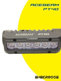 Фонарь Acebeam PT40 (6xNICHIA 219C CRI≥90, 2400 лм, 166 м)