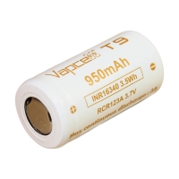 Аккумулятор Li-Ion Vapcell INR16340 T9 flat/button top (длина 32,8/34 мм, 3,6/4,2 В, 3 A, 950 мАч)