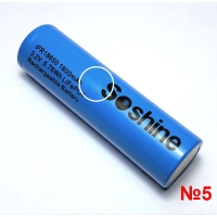 Аккумулятор LiFePO4 Soshine 18650-3.2-1800 (длина 65,13 мм, 3,2/3,6 В, 9 А, 1800 мАч, 18 мОм) УЦЕНКА
