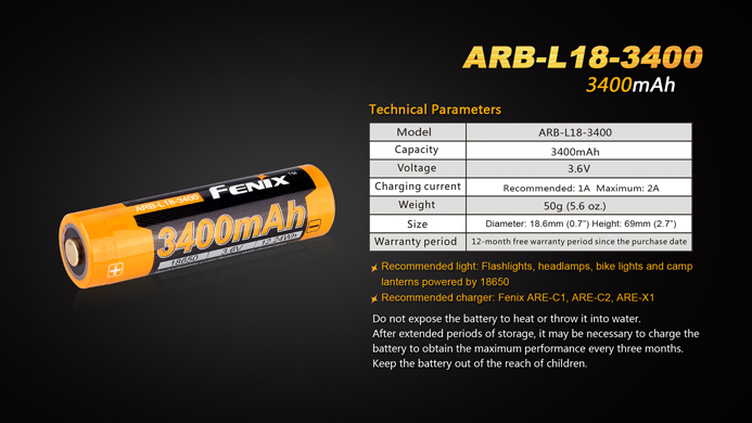 Fenix ARB-L18-3400 mAh-6