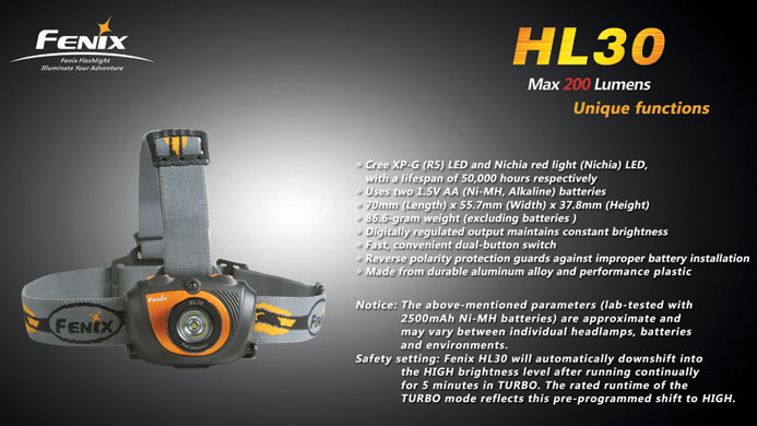 HL-30 200lm 18