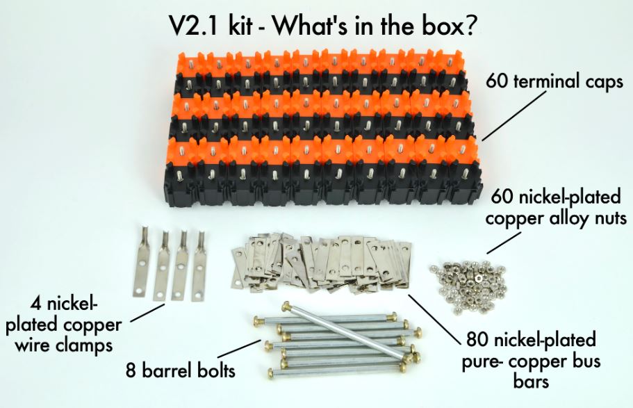 Vruzend DIY battery kit V2.1 koper 03